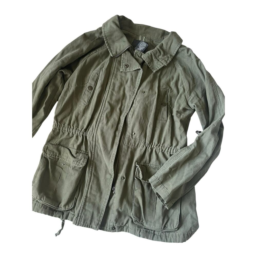 Matty M size L army jacket women’s cotton minimalist green Gilmore girls casual